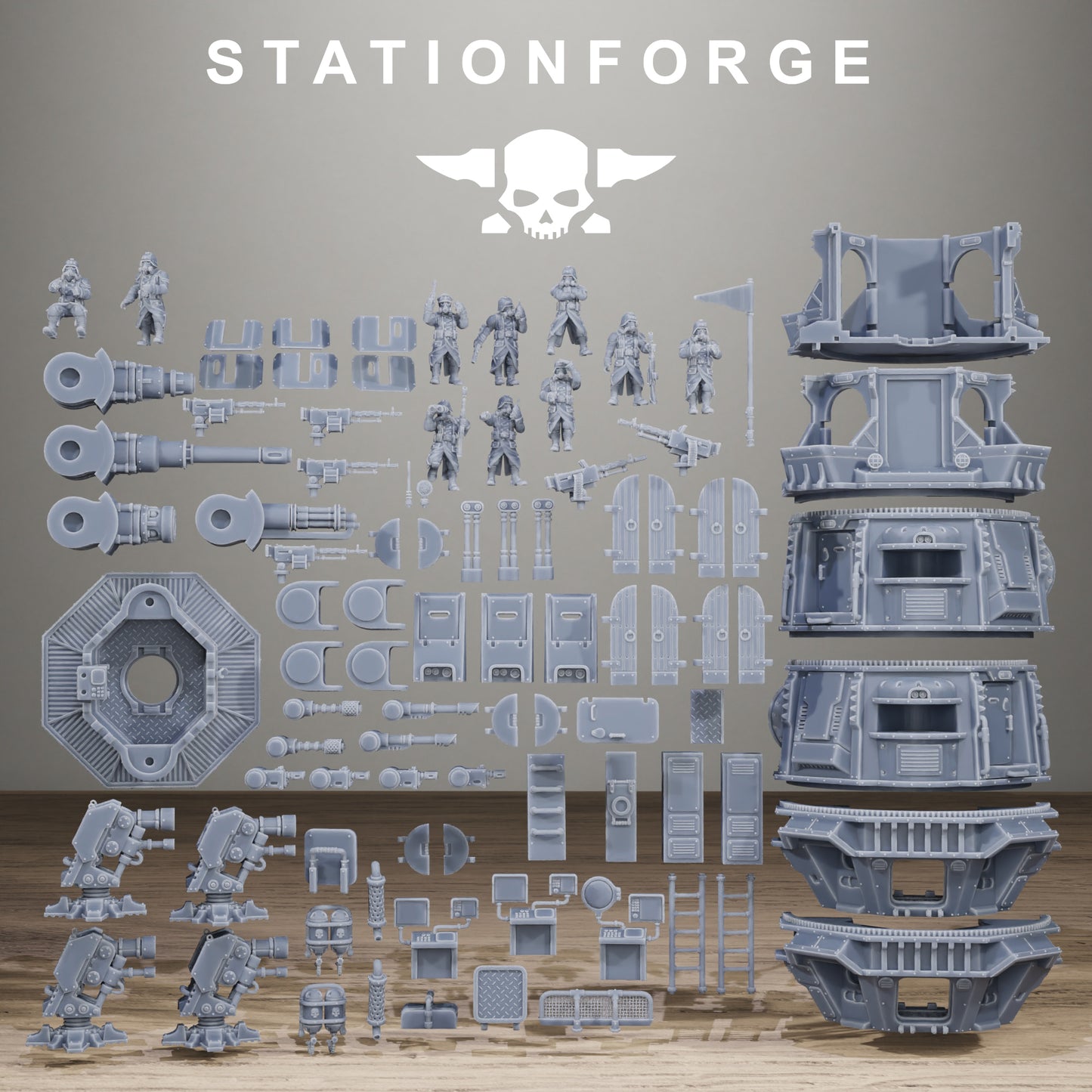 GrimGuard Tower Tank | 119-Part Expert Resin Kit