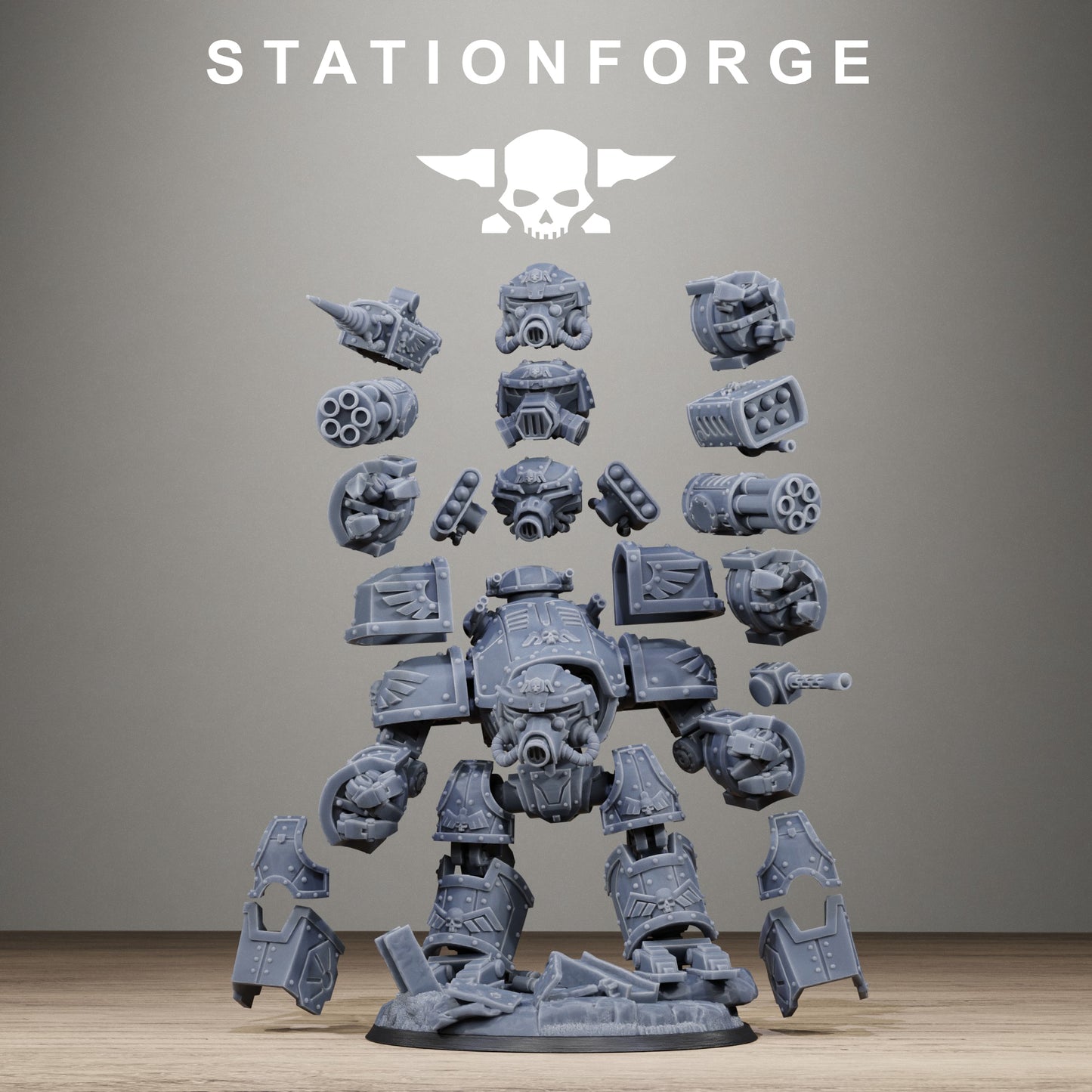 GrimGuard MechGuard | Multipart Resin Mech Kit