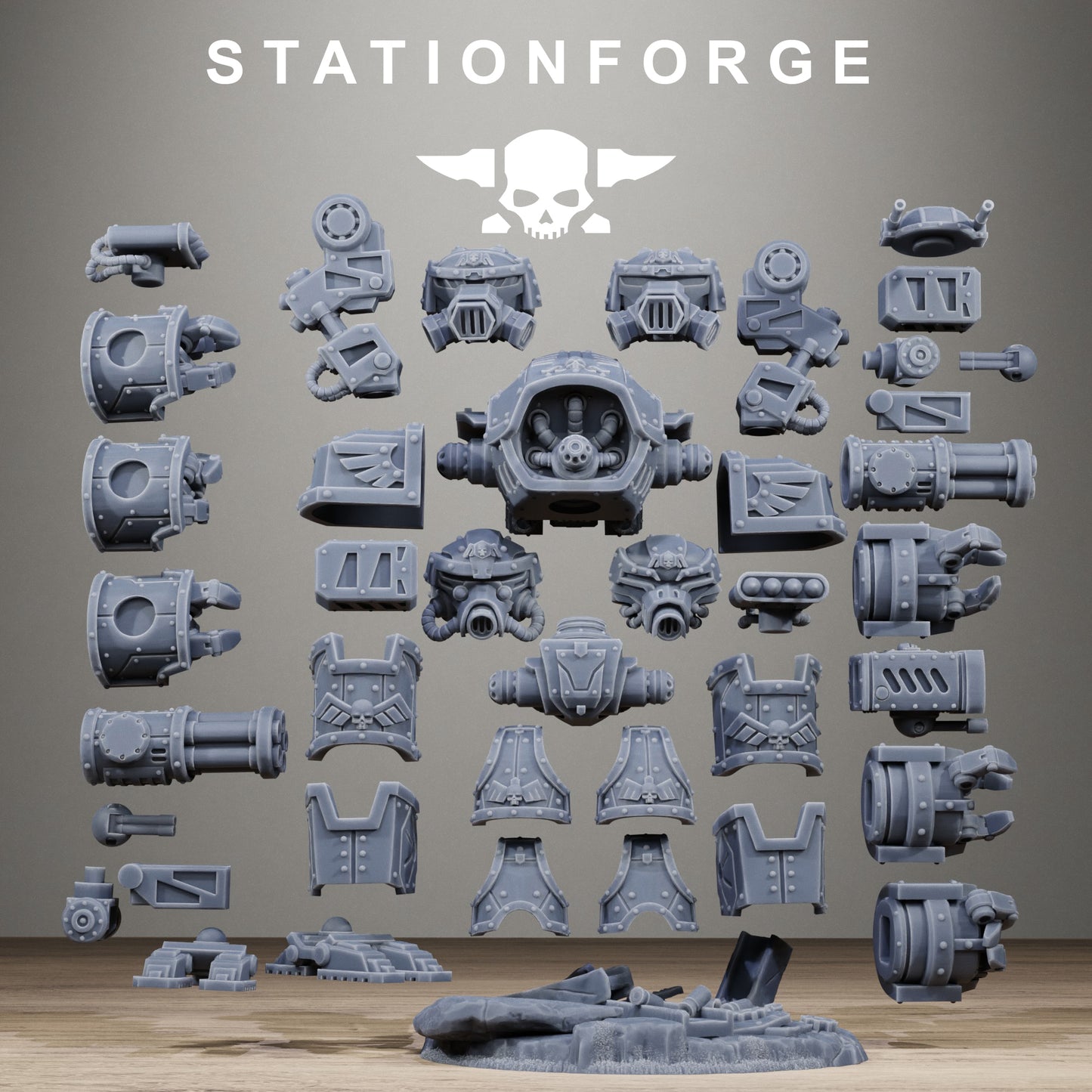 GrimGuard MechGuard | Multipart Resin Mech Kit