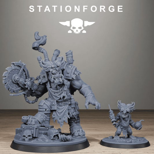 Orkaz Mad Scientist Duo | Resin Miniature Set