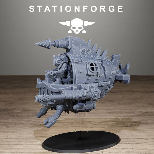 Orkaz Submersible Gunship - Premium Resin Sci-Fi Vehicle Kit