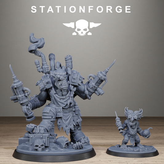 Orkaz Mad Scientist Duo | Resin Miniature Set