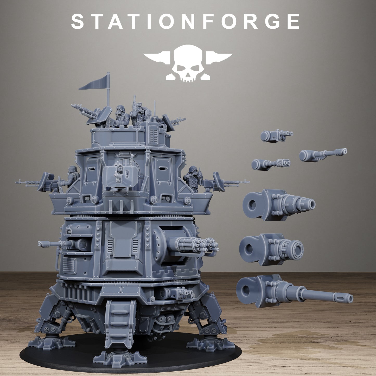 GrimGuard Tower Tank | 119-Part Expert Resin Kit