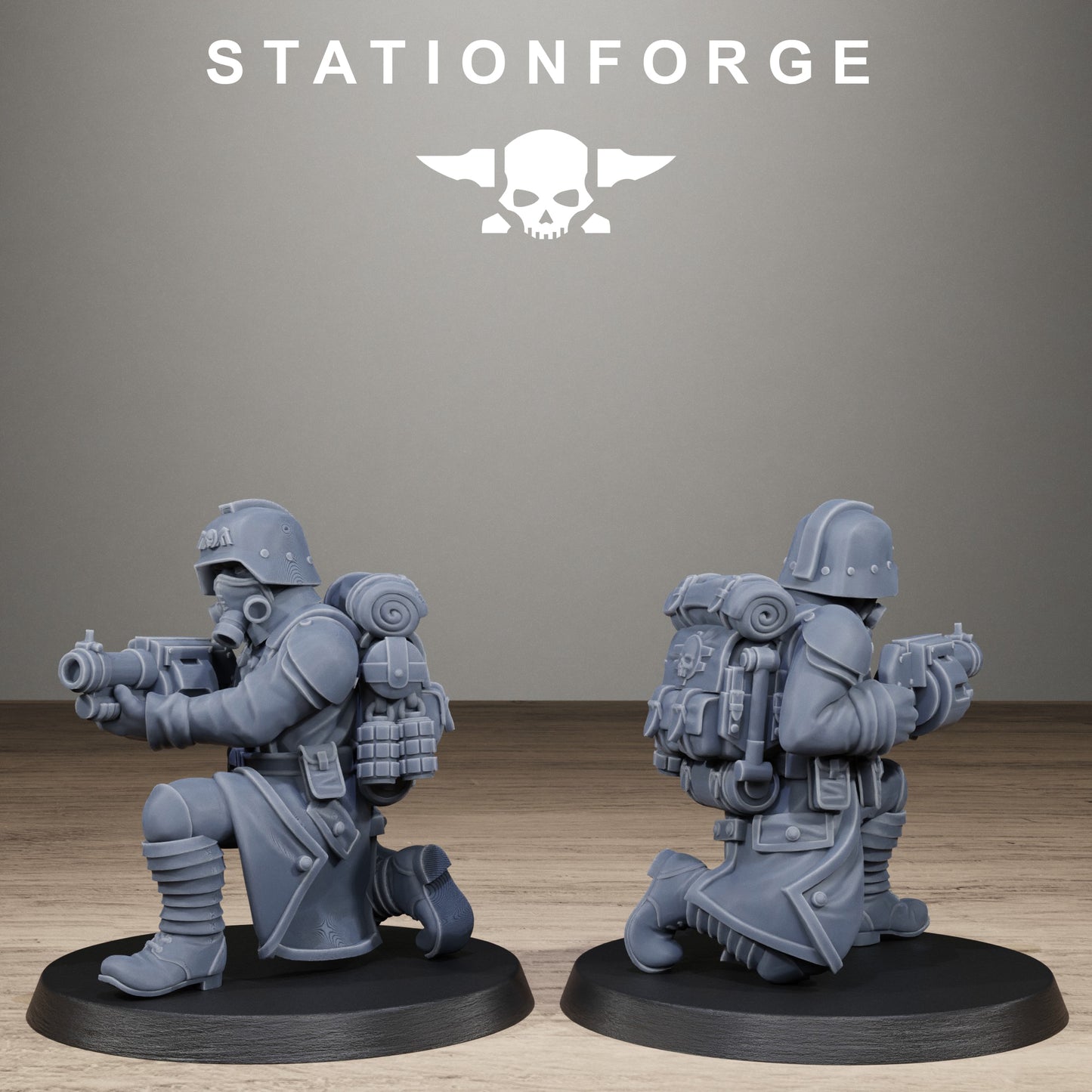 GrimGuard Trench Raiders – Set of 10 | Resin Miniatures