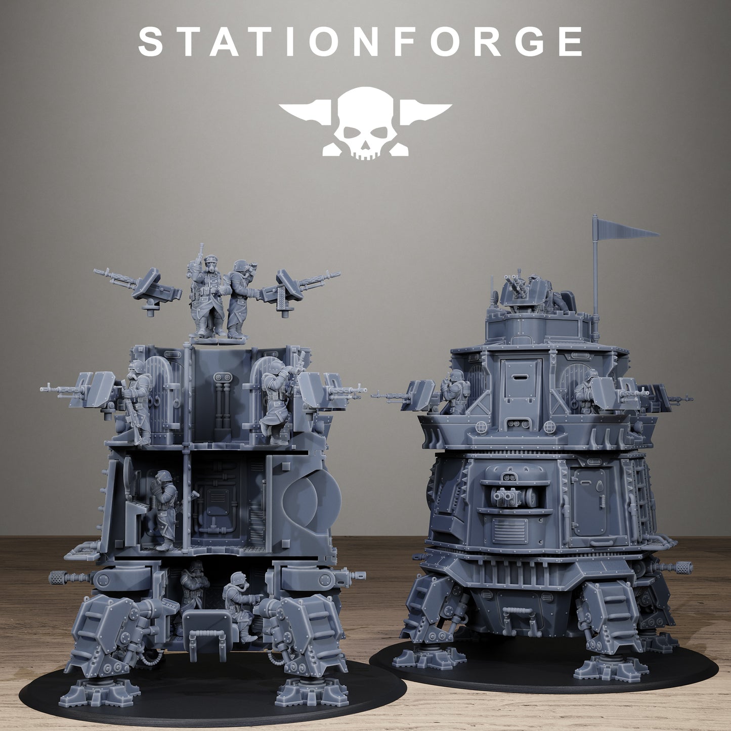 GrimGuard Tower Tank | 119-Part Expert Resin Kit