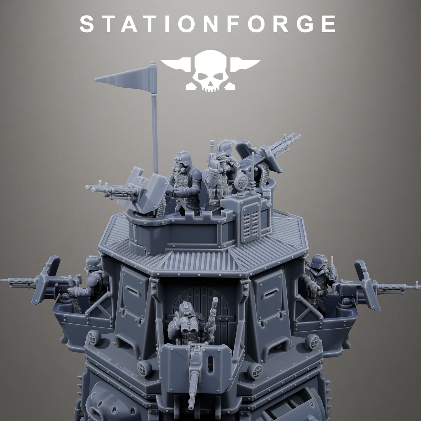 GrimGuard Tower Tank | 119-Part Expert Resin Kit