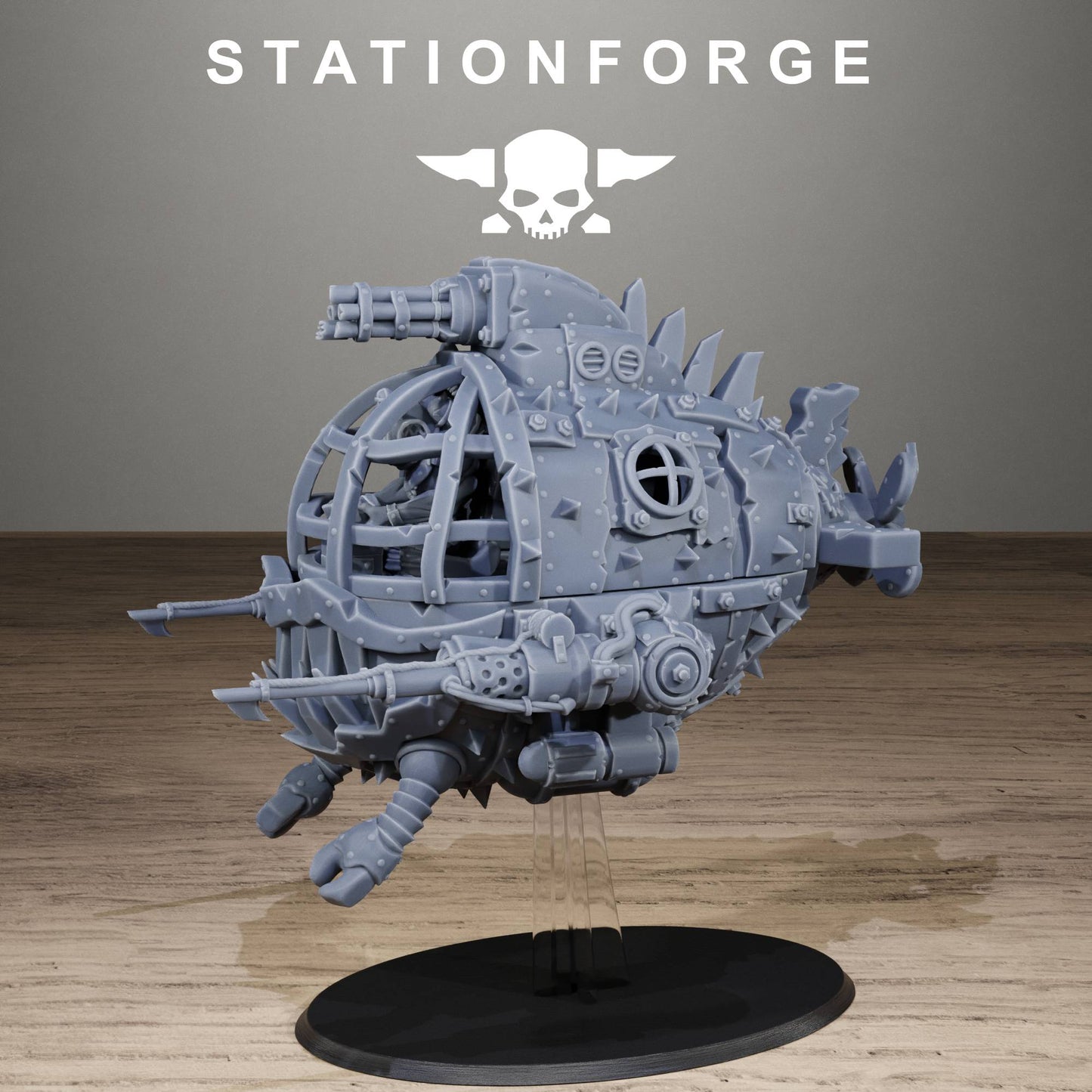 Orkaz Submersible Gunship - Premium Resin Sci-Fi Vehicle Kit