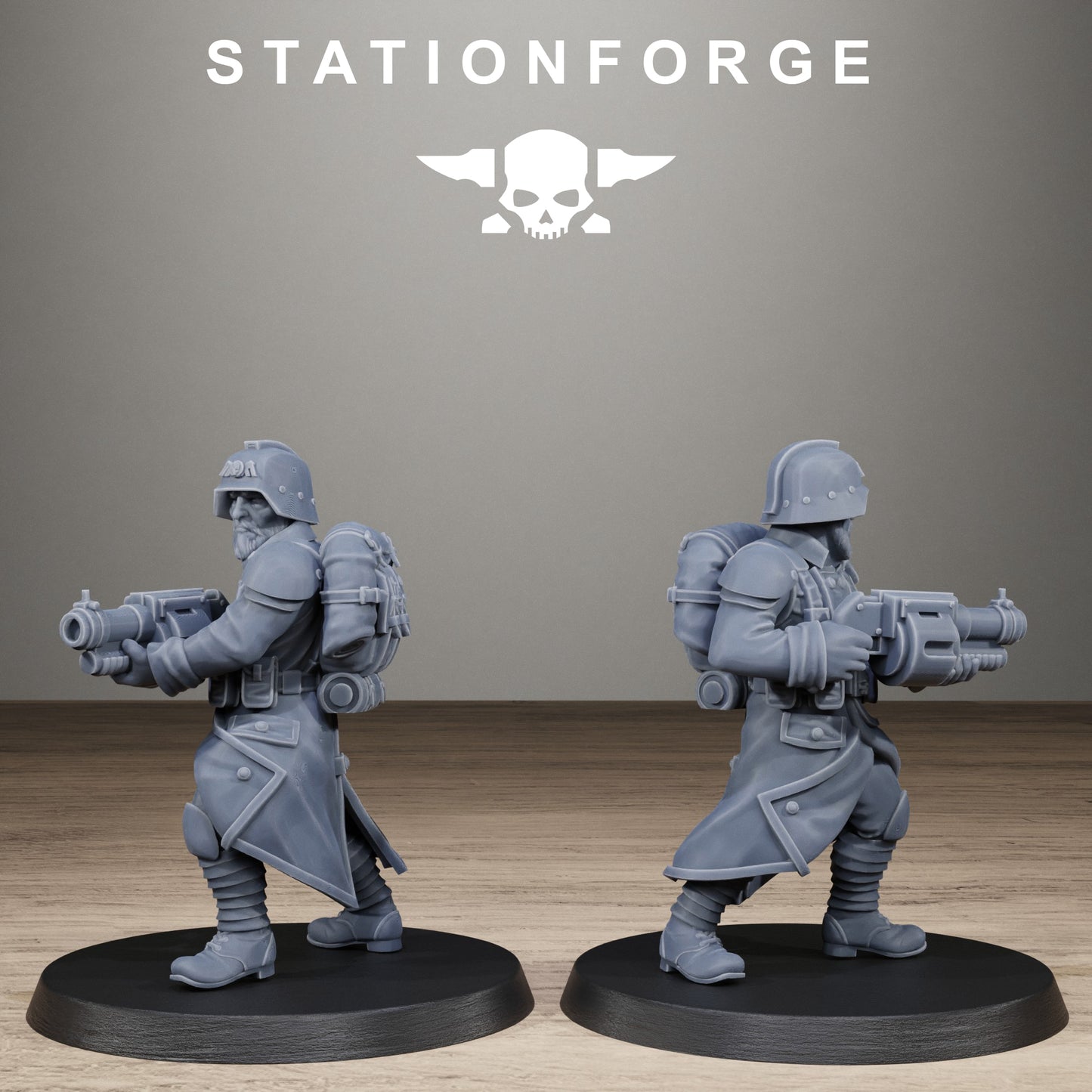 GrimGuard Trench Raiders – Set of 10 | Resin Miniatures