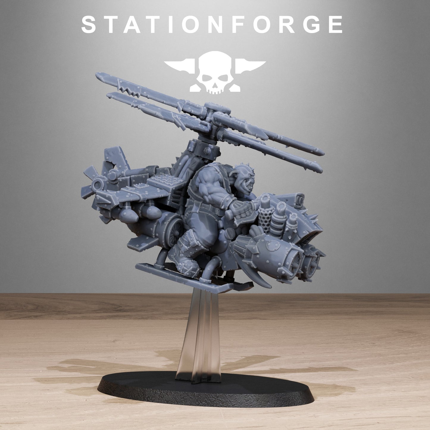 Orkaz Helicopters | Set of 3 Multipart Resin Aircraft