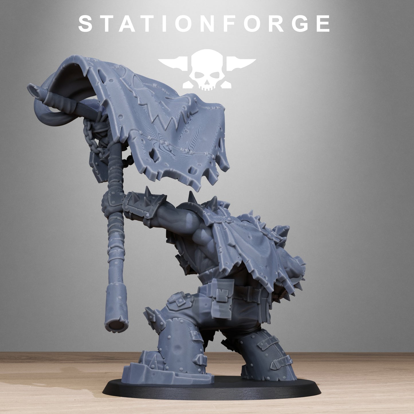 Orkaz Bearer Boss | Multipart Resin Miniature