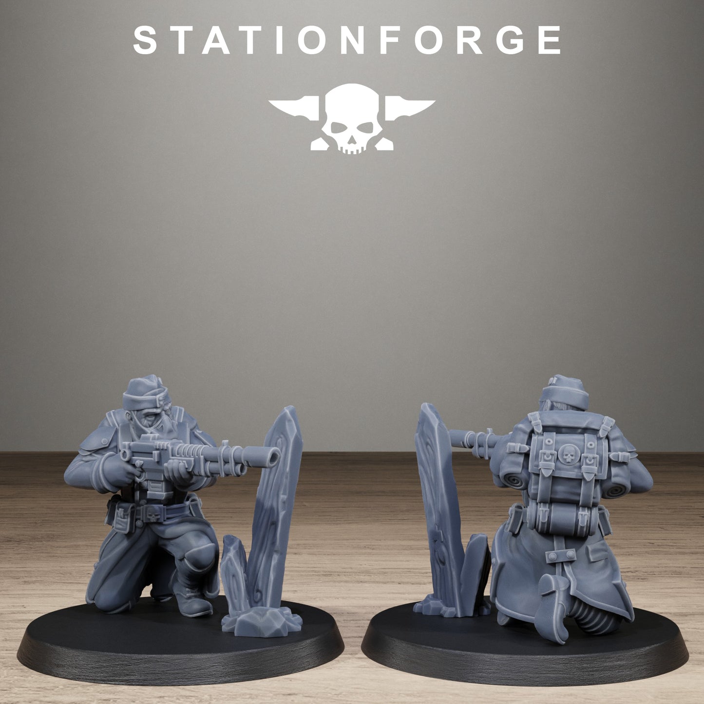 GrimGuard Trench Raiders – Set of 10 | Resin Miniatures