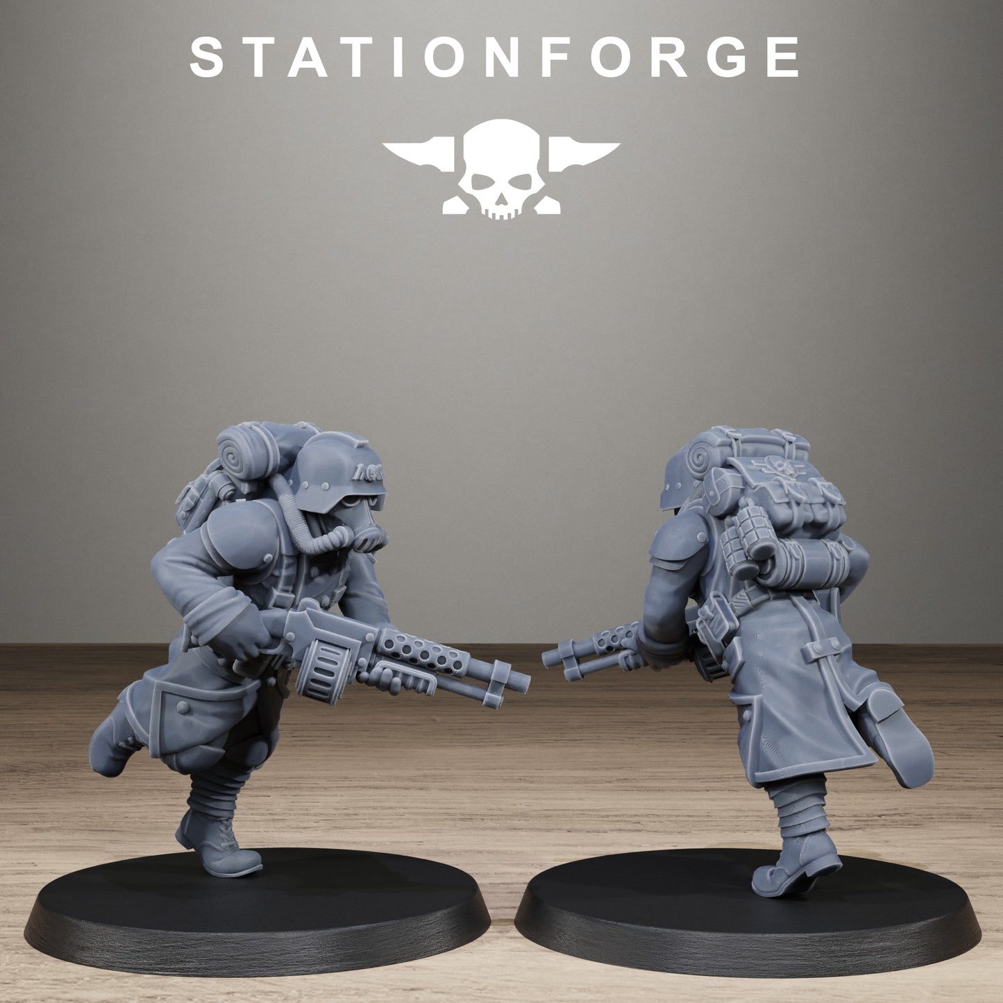 GrimGuard Trench Raiders – Set of 10 | Resin Miniatures