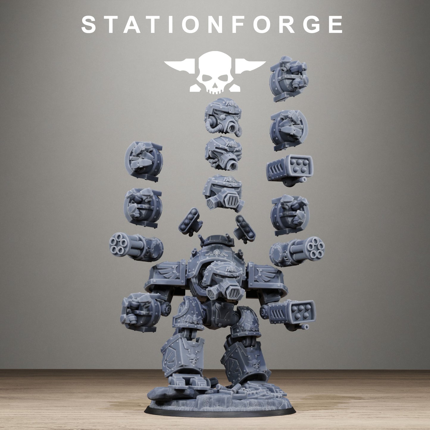 GrimGuard MechGuard | Multipart Resin Mech Kit