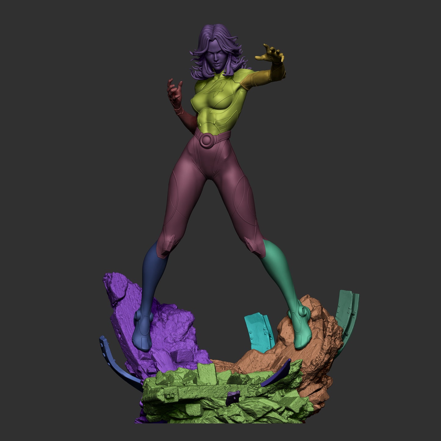 Invisible Force Heroine Resin Statue | 1/9 or 1/6 Scale
