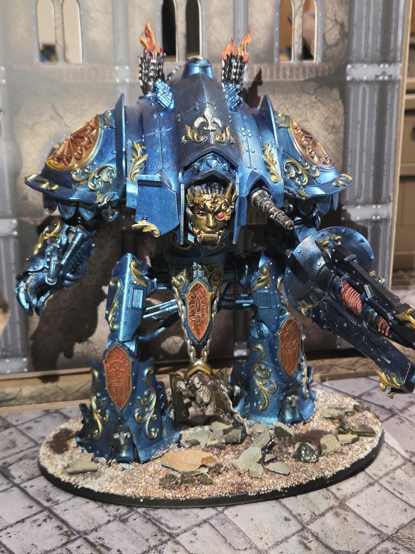 Sisters Sovereign Battle Mech and Pilot | Unpainted Premium Sci-Fi Exo-Walker Kit | 38mm Character Included Elite Tabletop Miniature