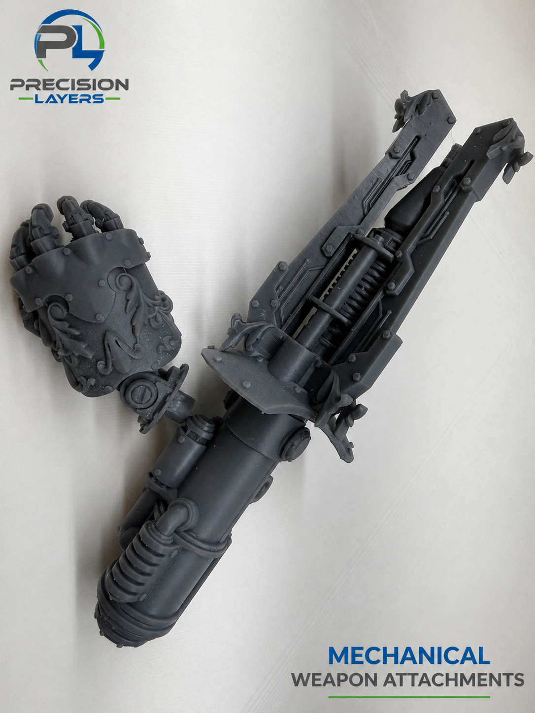 Sisters Sovereign Battle Mech and Pilot | Unpainted Premium Sci-Fi Exo-Walker Kit | 38mm Character Included Elite Tabletop Miniature