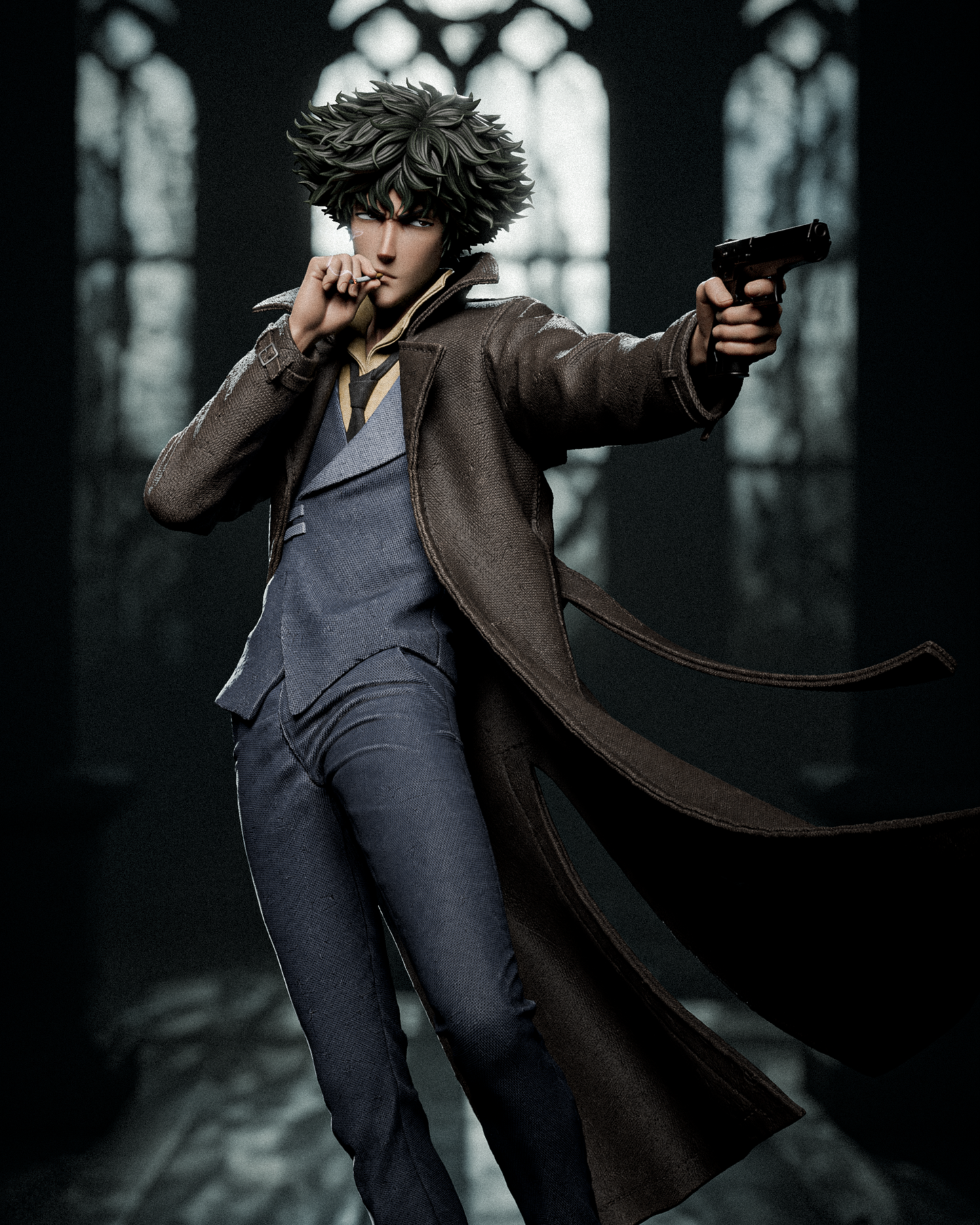 Space Bounty Hunter Resin Statue | 1/12, 1/9 or 1/6 Scale
