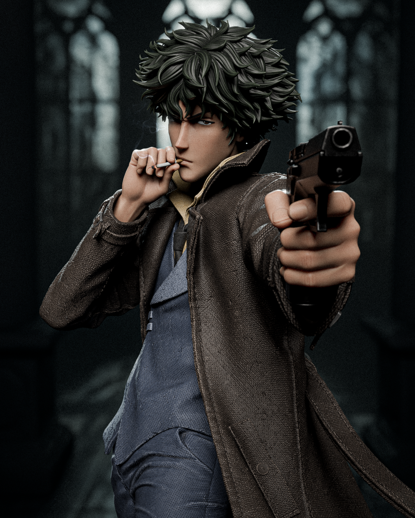 Space Bounty Hunter Resin Statue | 1/12, 1/9 or 1/6 Scale