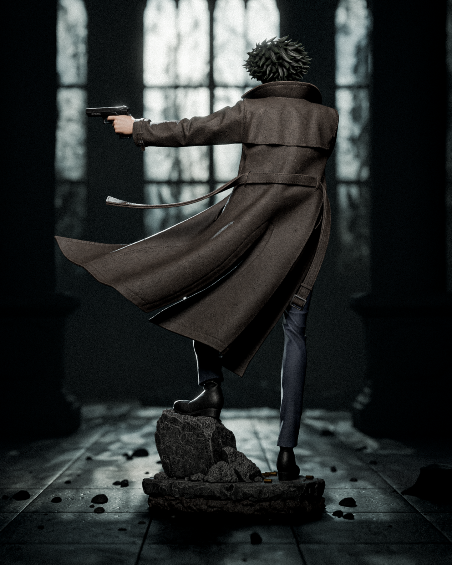 Space Bounty Hunter Resin Statue | 1/12, 1/9 or 1/6 Scale